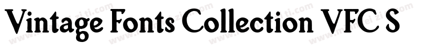 Vintage Fonts Collection VFC Sufler字体转换